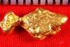 Alaska Gold Nugget Shaped Like a Fish