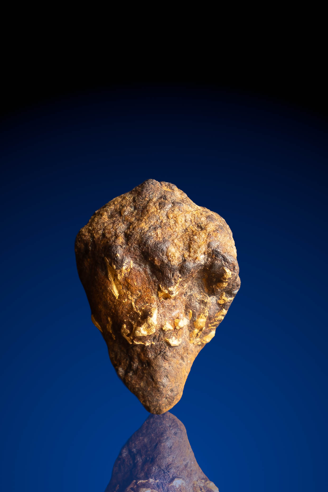 (image for) Rough, Unusual Natural Gold Nugget - New Zealand - 2.31 Grams