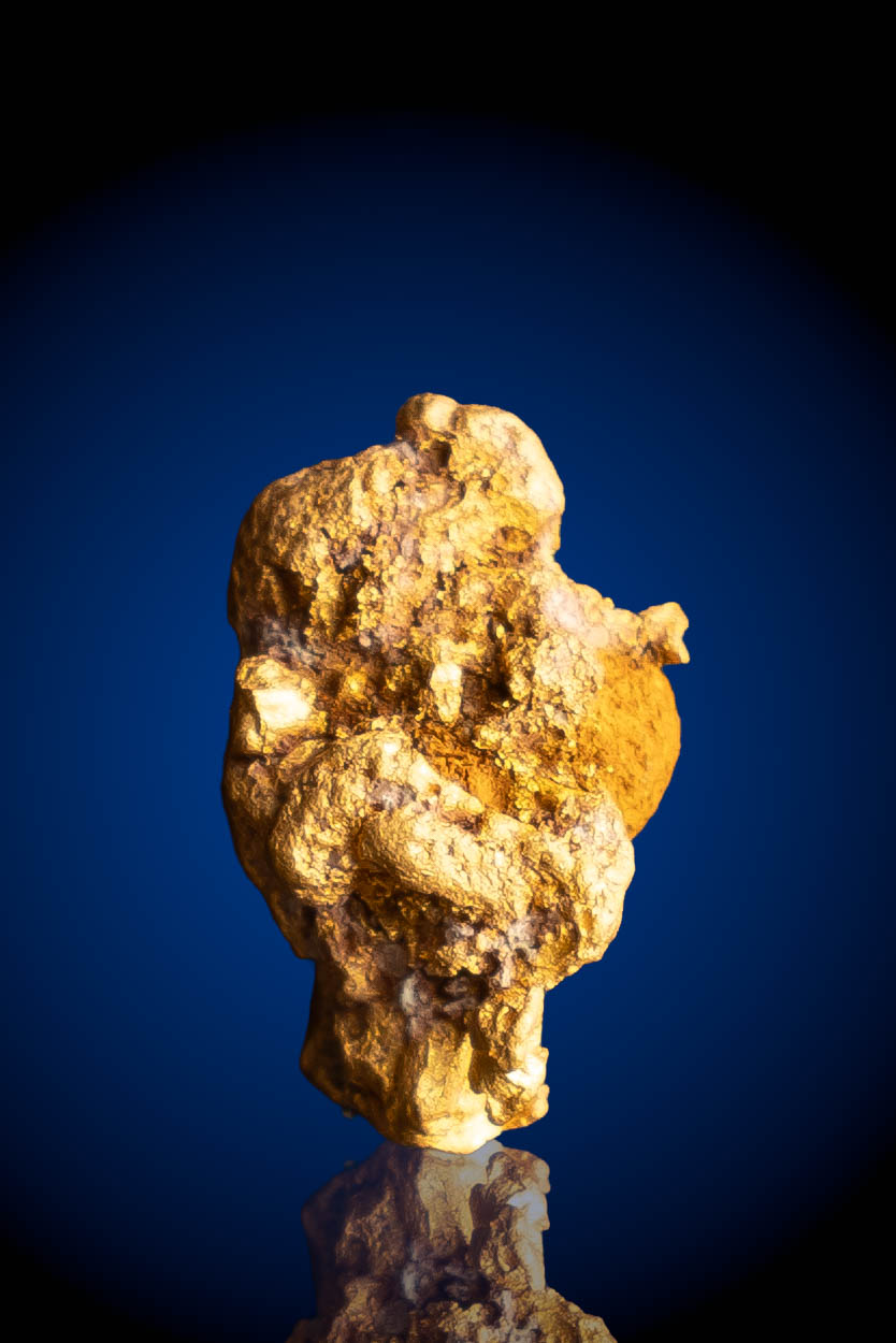 (image for) Chunky, Rugged Natural Gold Nugget - New Zealand - 1.47 Grams