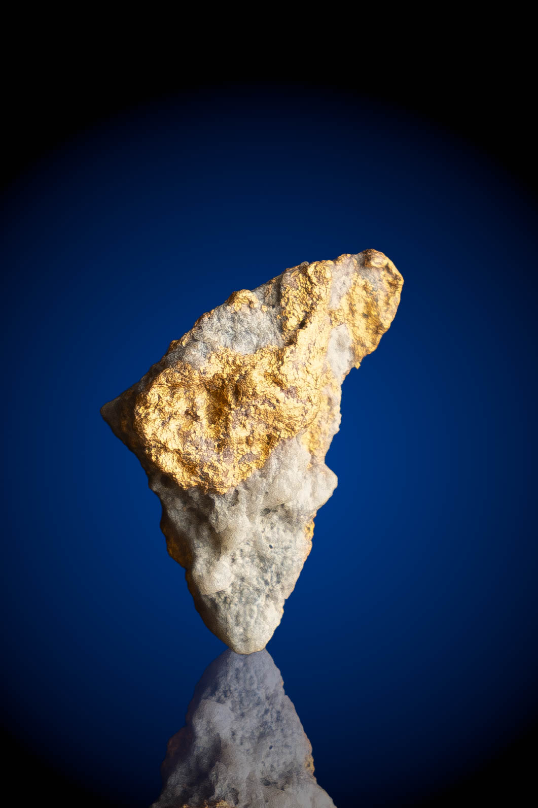 (image for) Exceptional, Textured Natural Gold Nugget - New Zealand - 0.78 Grams