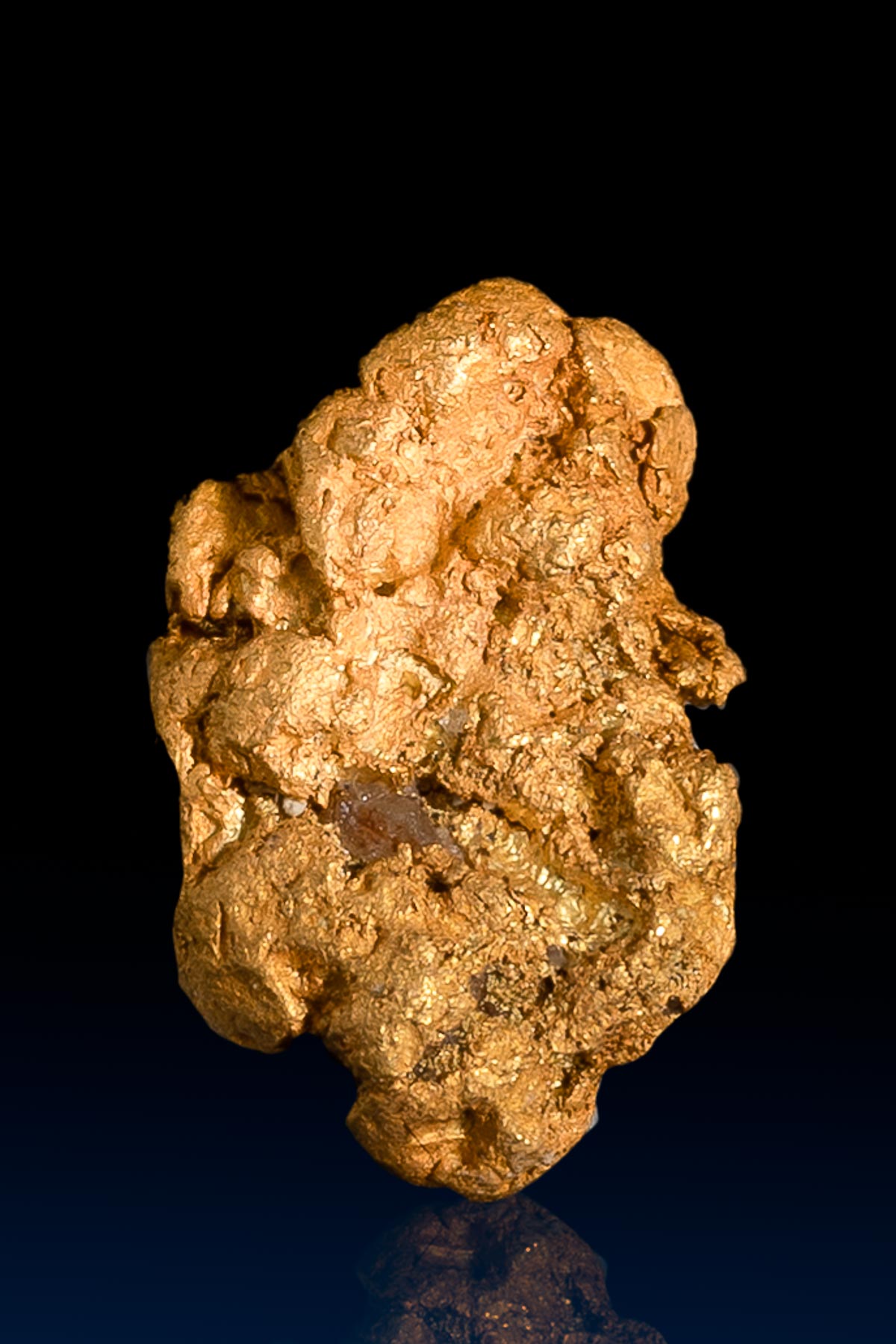 Flat Oblong Arizona Natural Gold Nugget - 2.41 grams