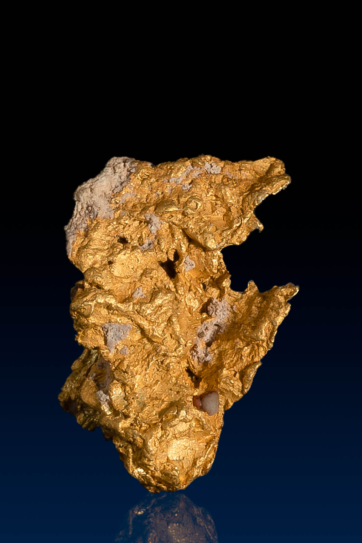 Arizona Natural Gold Nugget with a Mouth - 1.75 grams