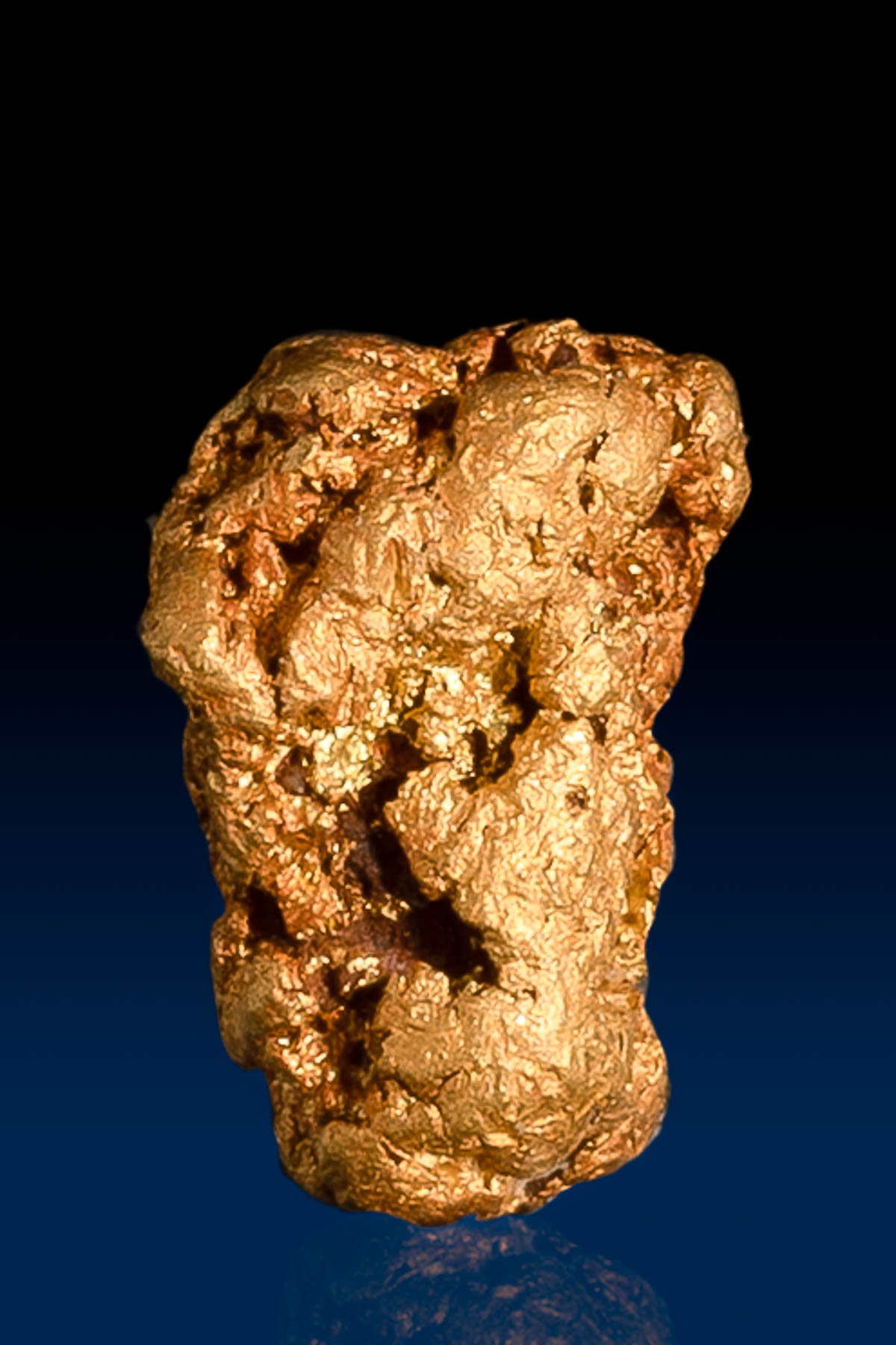 Oblong Arizona Natural Gold Nugget - 1.80 grams