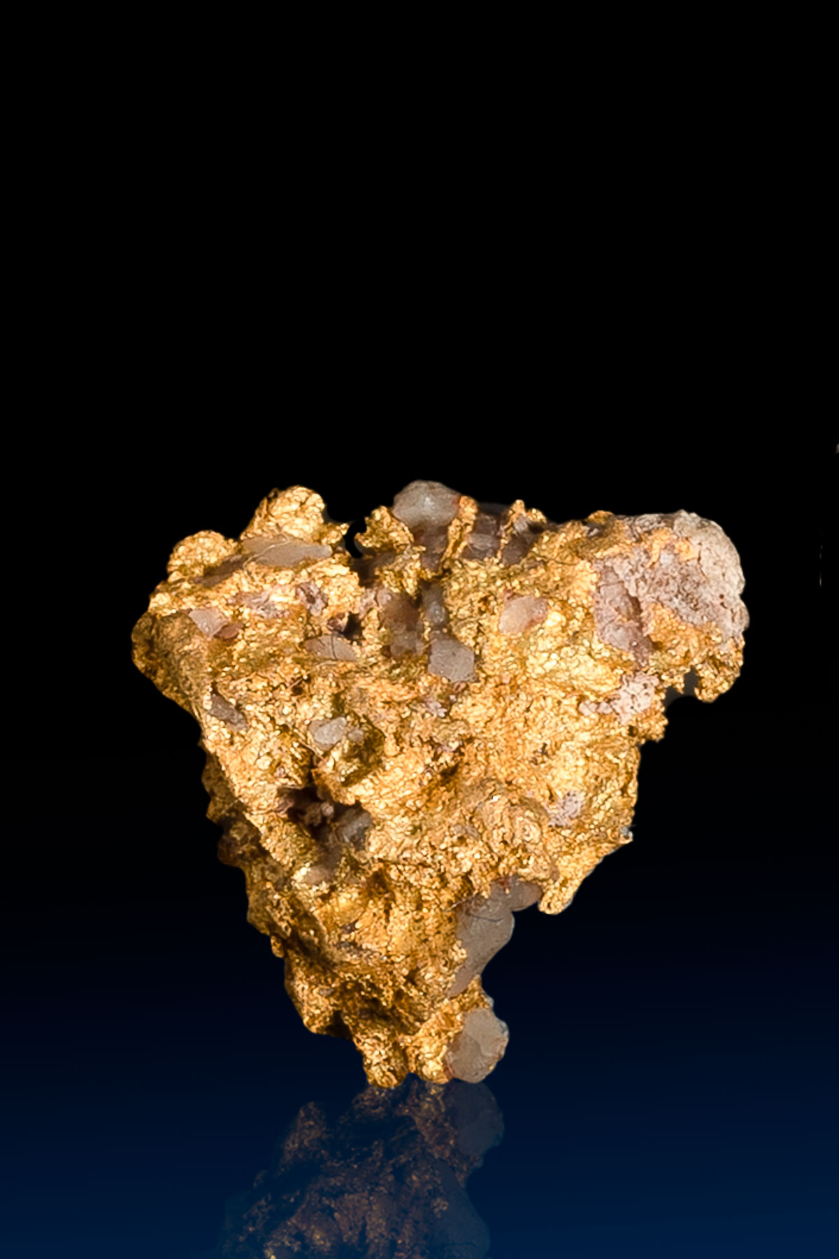 Quartz Surrounded by Gold Arizona Nugget - 2.40 grams