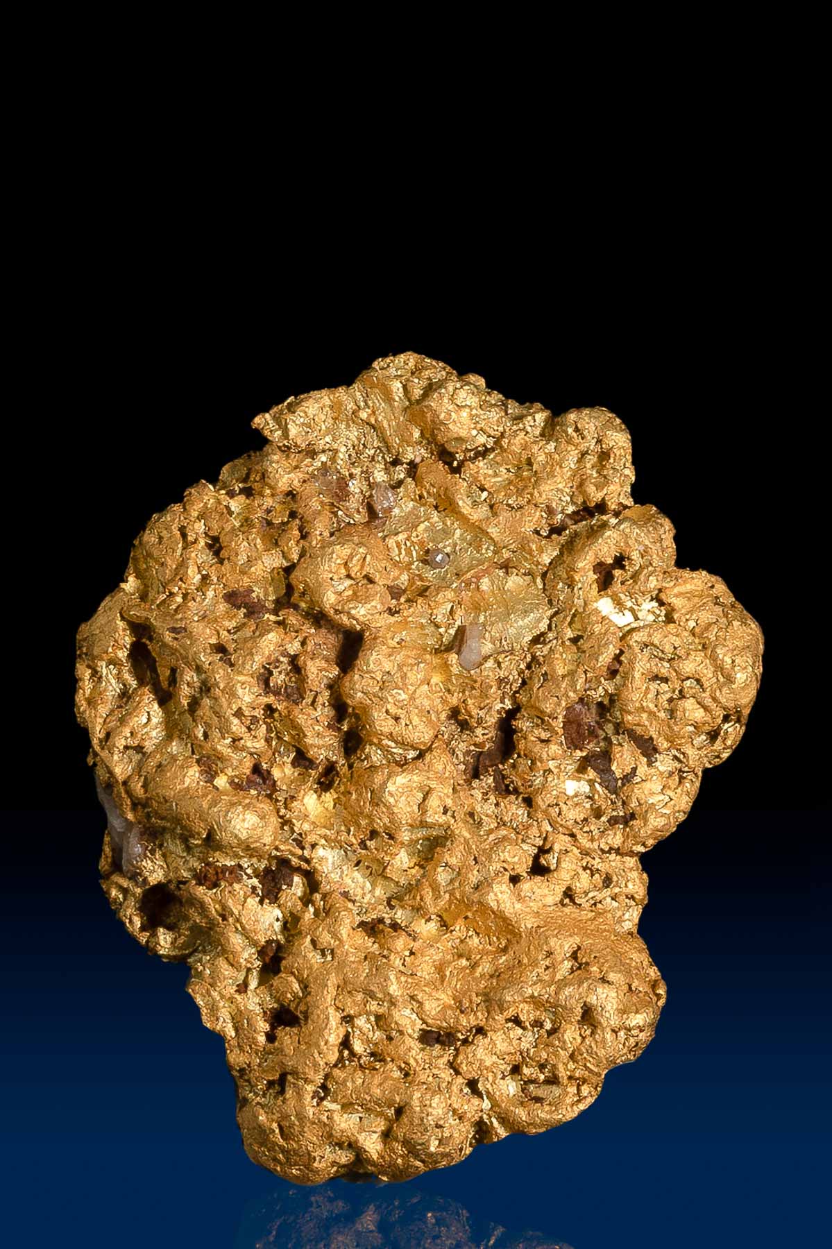 Rugged Round Natural Arizona Gold Nugget - 10.04 grams