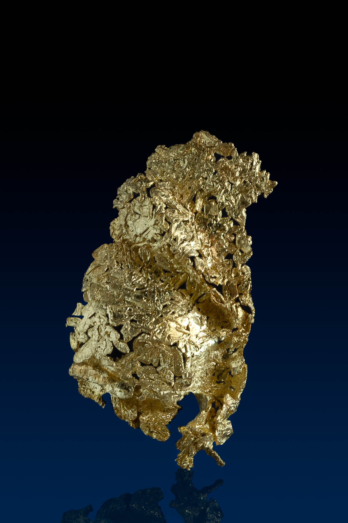 Intricate and Textured Gold Crystal Specimen - CO