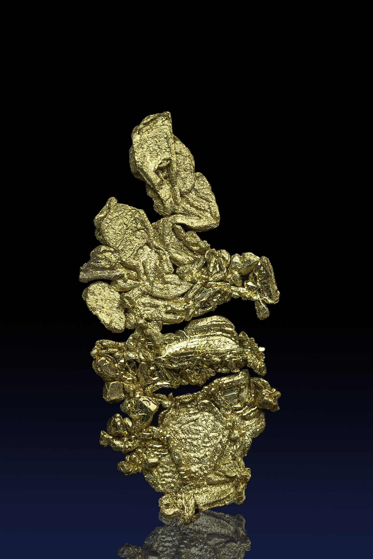 (image for) Extraordinarily Rare Crystallized Gold Nugget from Farncomb Hill, Colorado