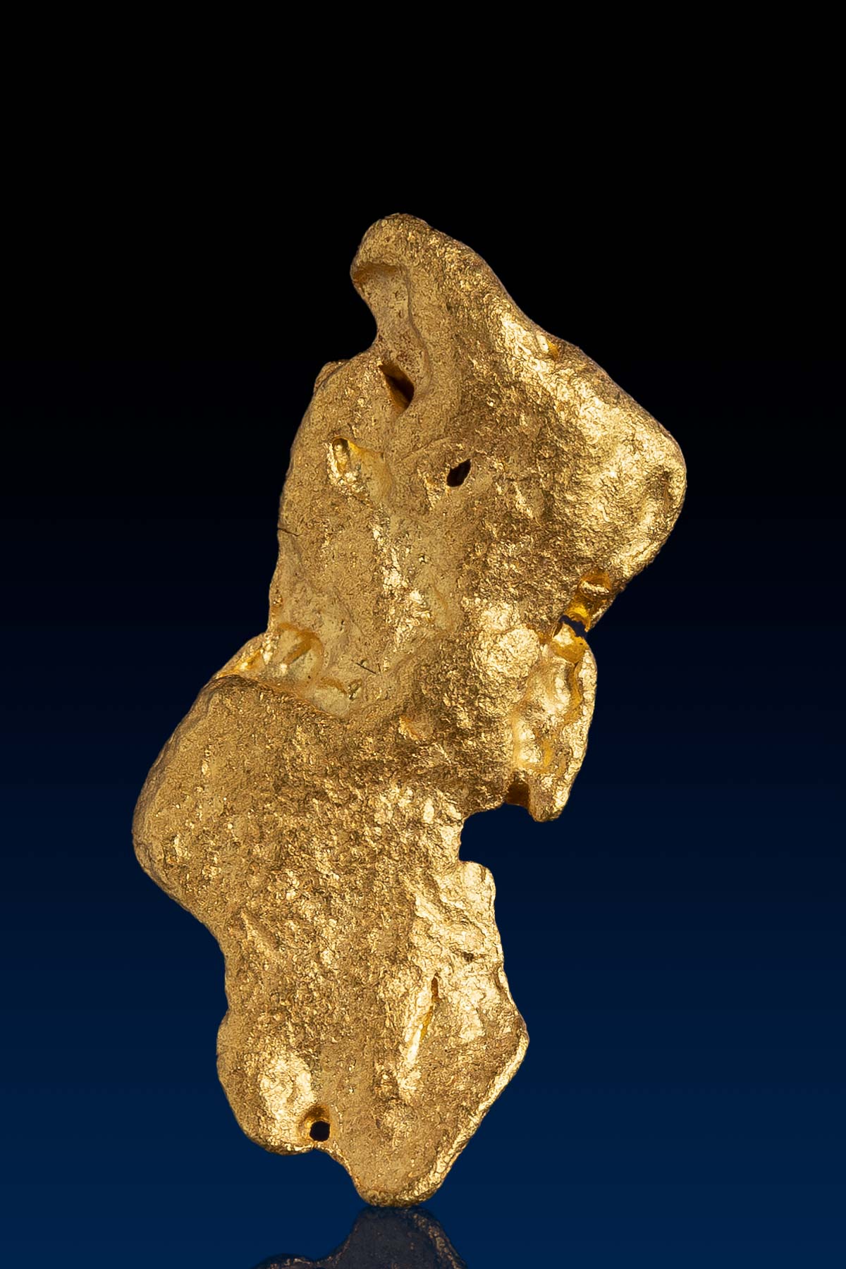 Looking Up Australian Natural Gold Nugget - 3.95 grams